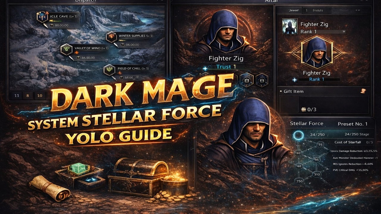 CABAL ONLINE - Dark Mage -System Stellar Force (Yolo Guide)