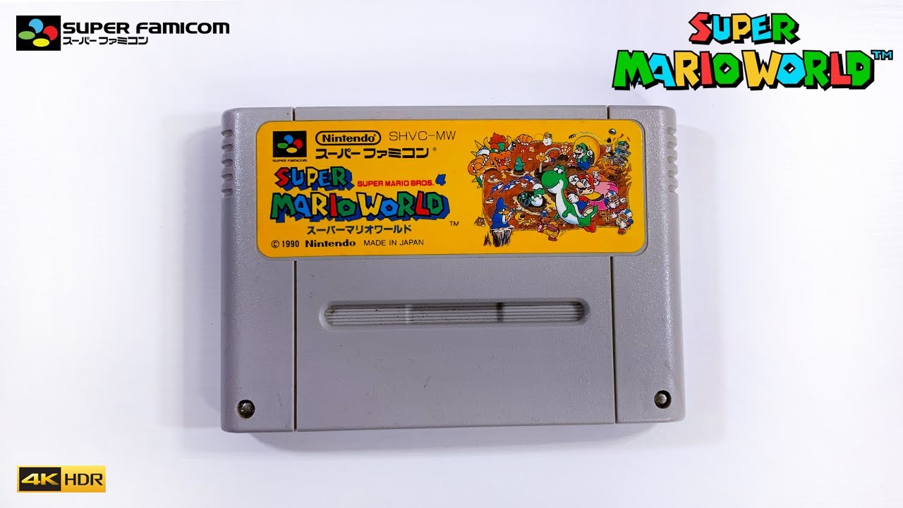 Playing Super Mario World on Japanese SNES (Nintendo Super Famicom)