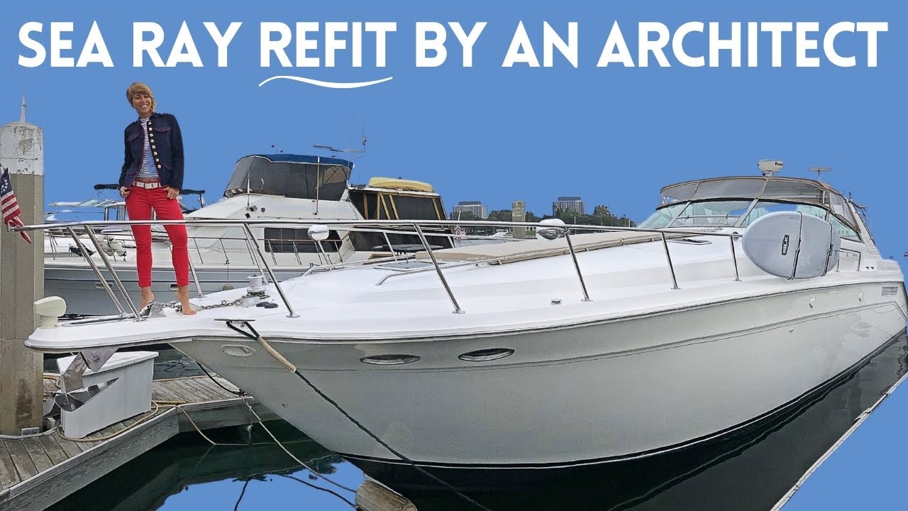 $ 199 000 1994 REFIT SEA RAY SUNDANCER 500 Express Cruiser YACHT TOUR Liveaboard REMODEL Прохождение