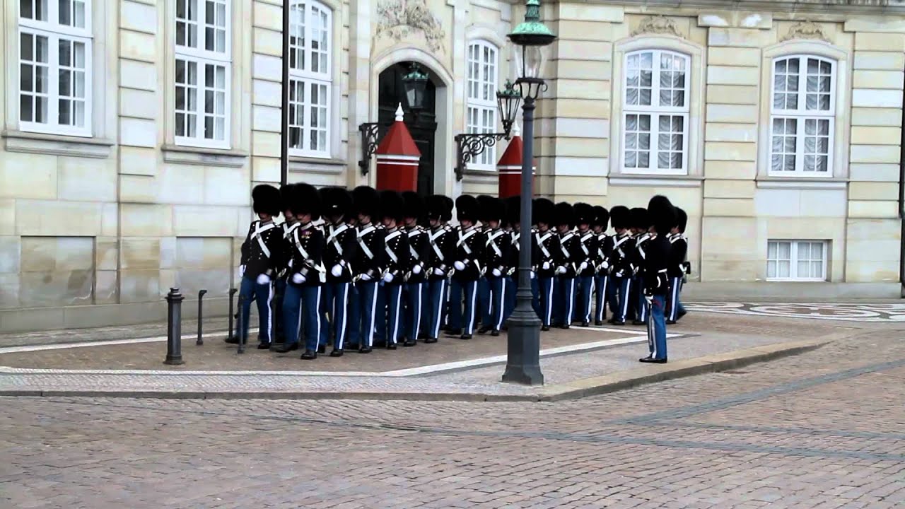 Copenhagen Amaliënborg Changing of the Guards