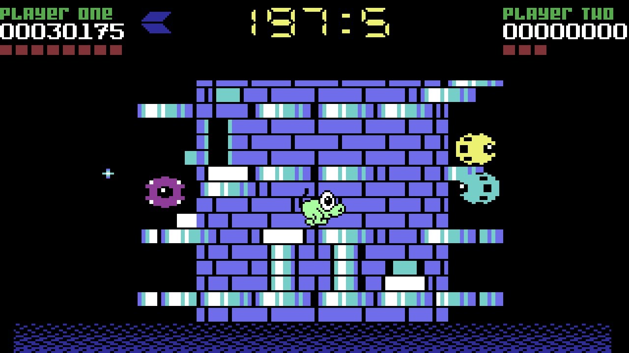 Nebulus Longplay (C64) [QHD]