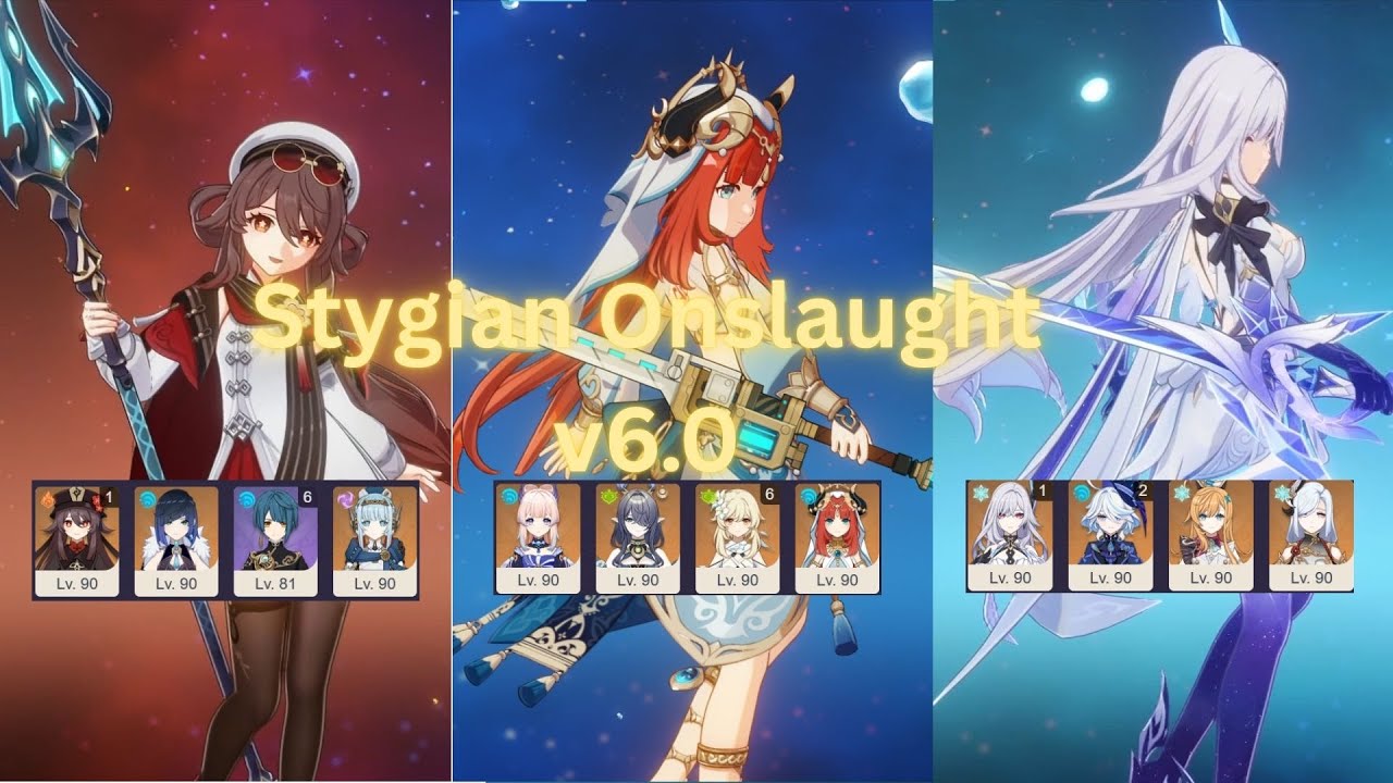 Stygian Onslaught 6.0 (Hu Tao, Nilou-Lauma Bloom, Skirk)