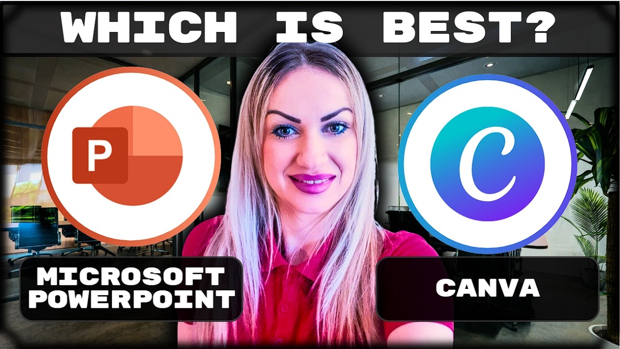 Microsoft PowerPoint против Canva | Лучшее программное обеспечение для создания слайд-презентаций...