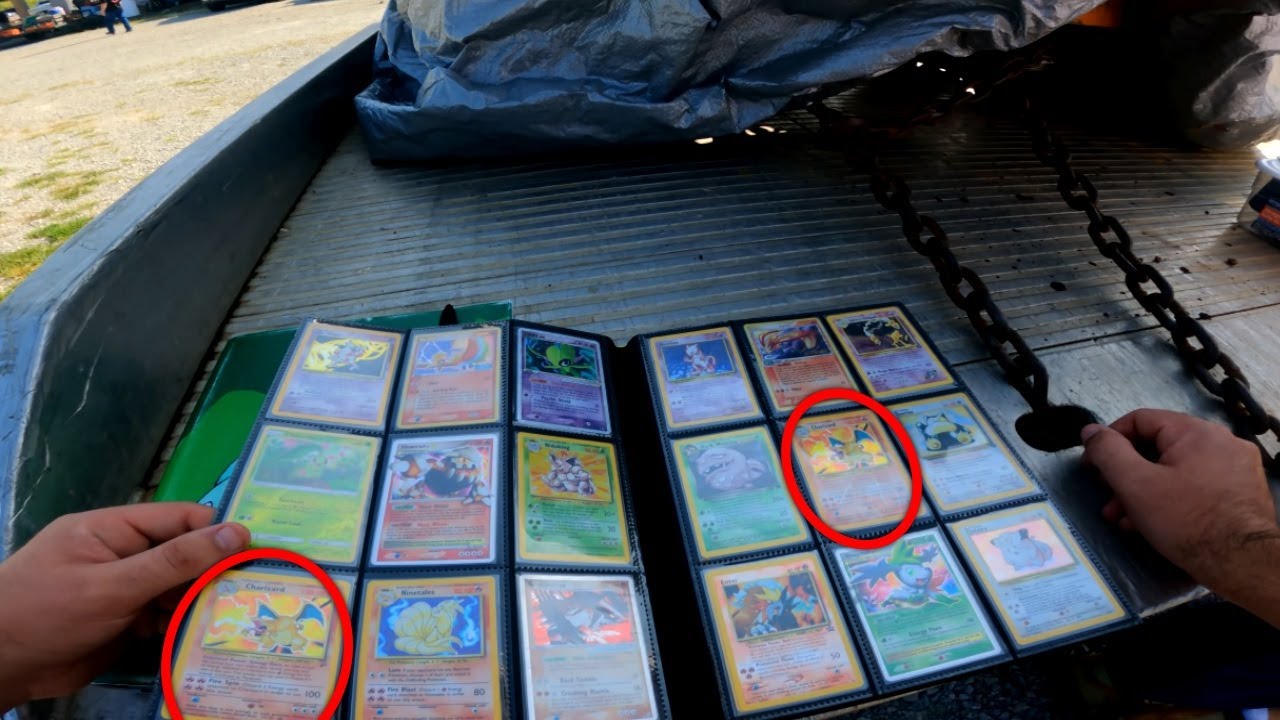 Wertvolle Pokemon Karten auf dem Flohmarkt gefunden!