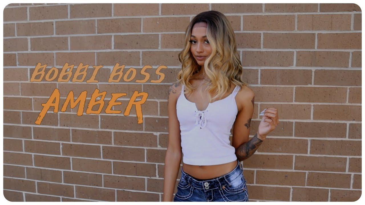 Glamourtress | Bobbi Boss Synthetic Hair 5 inch Deep Part Lace Front Wig - MLF390 AMBER