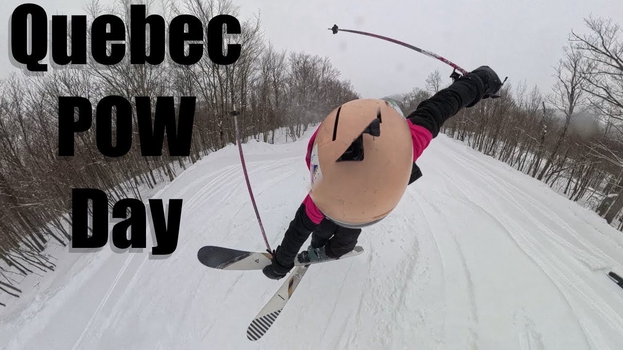Epic Quebec BLOWER pow day