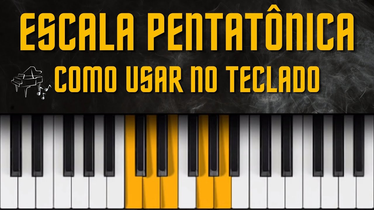 ESCALA PENTATÔNICA ONDE USAR ? AULA DE TECLADO PARA INICIANTE