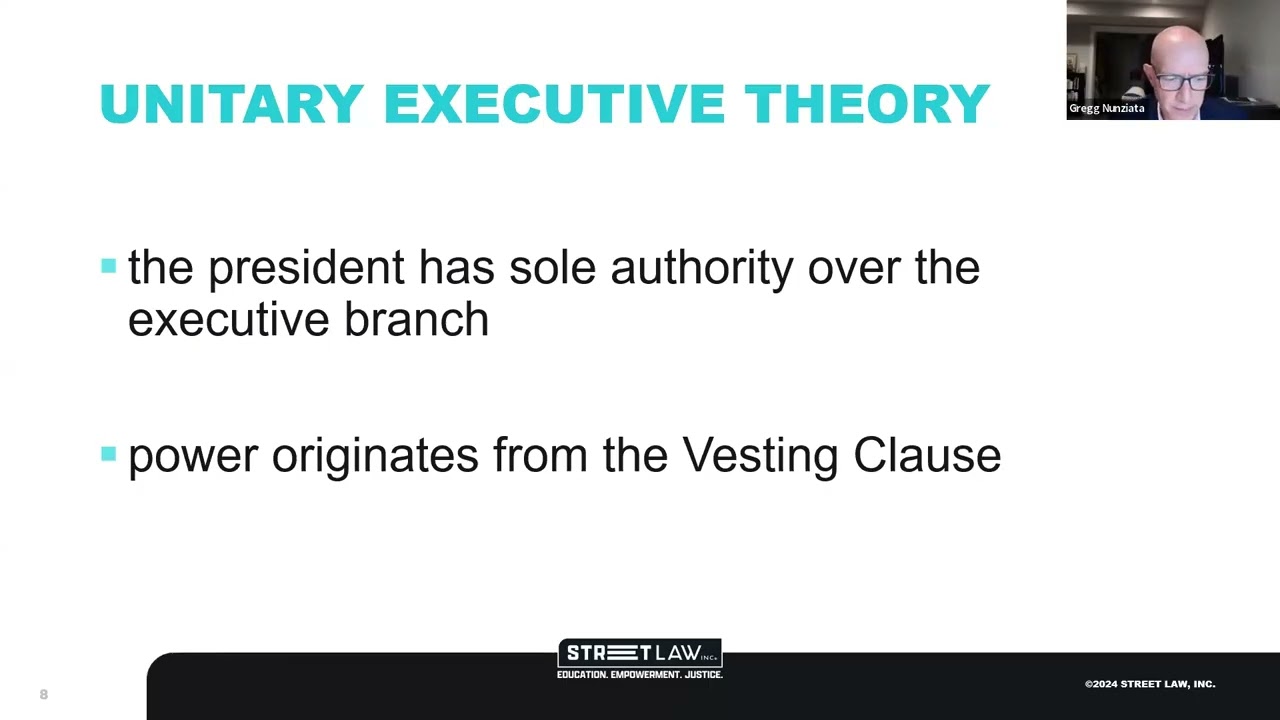 Webinar: Executive Powers at the Court October 2025 Term