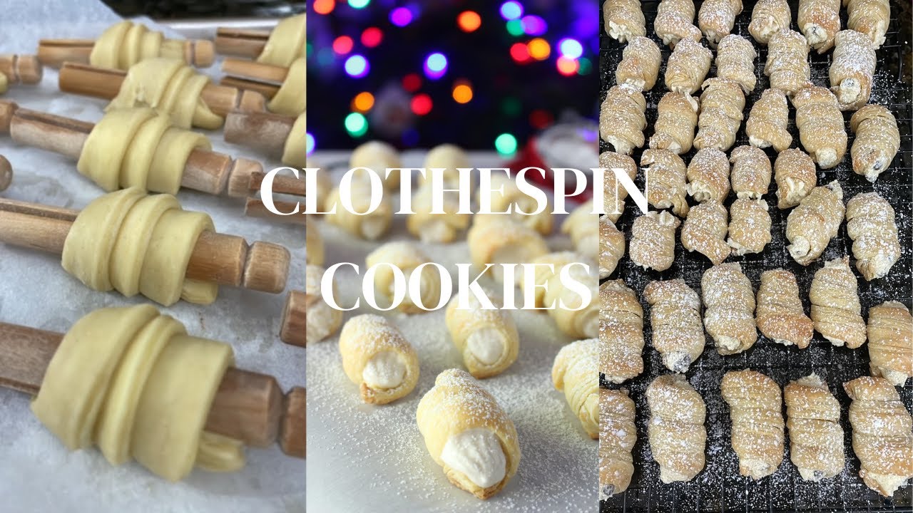 How to Make Clothespin Cookies Lady Locks Cream Horns