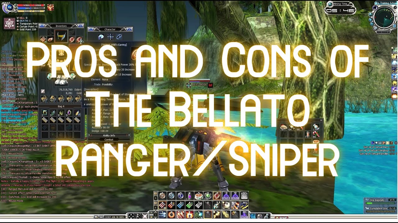Плюсы и минусы снайпера Bellato Ranger - RF Online PlayPark Desolation