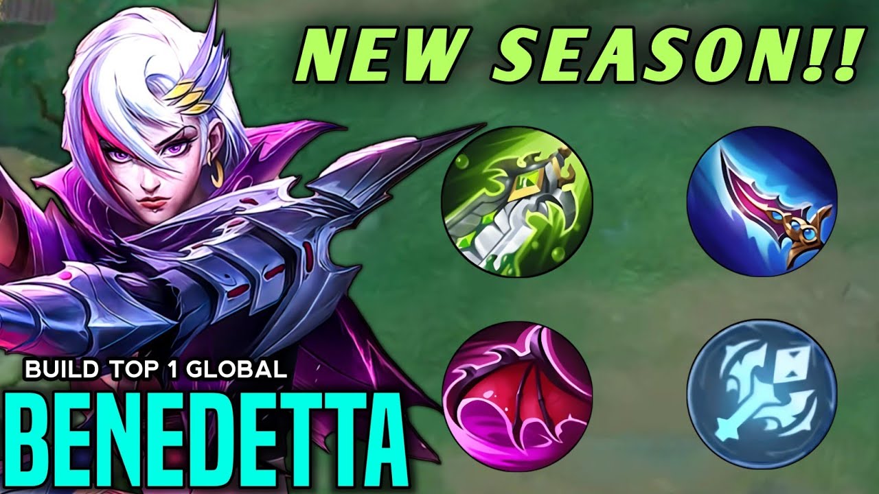 NEW BENEDEETA BEST BUILD & EMBLEM FOR SOLO RANK! ( MUST TRY! ) - Mobile Legends