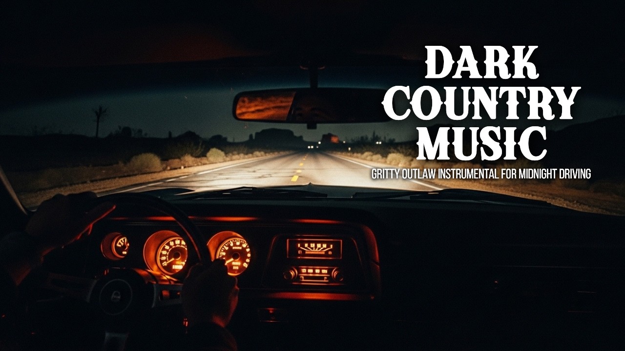 Dark Country Music | Gritty Outlaw Instrumental for Midnight Driving