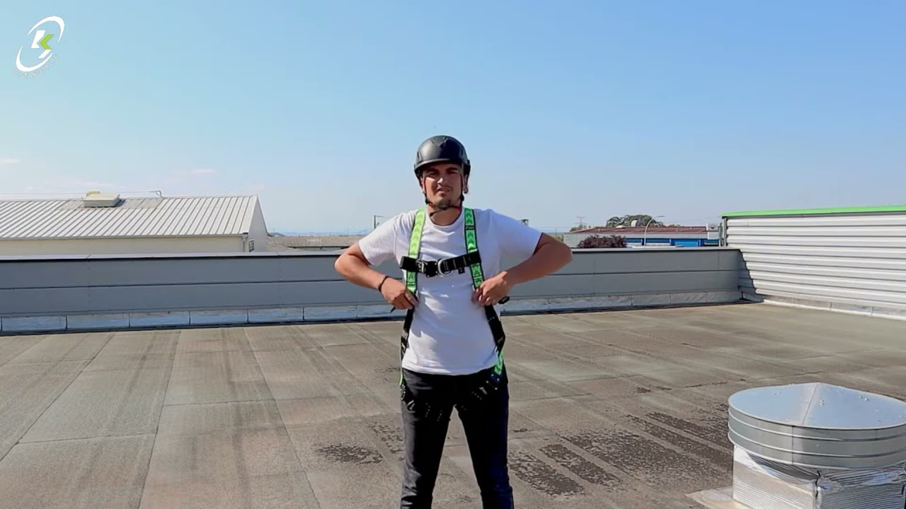 How to put on a Safety Harness   Fall protection - Working at height