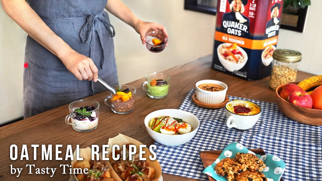 オートミールが毎日食べたくなる12のレシピ／簡単＆話題の美味しさ／Oatmeal Recipe Ideas