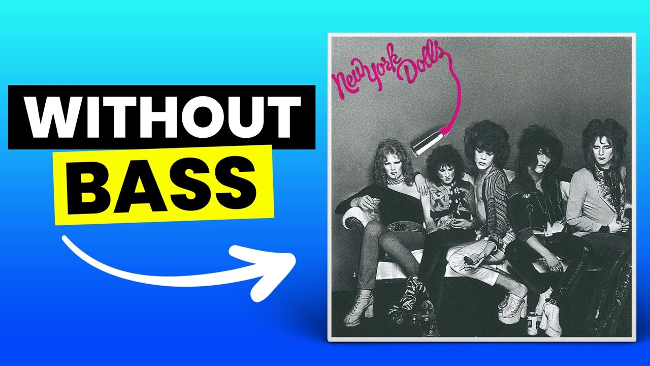 Personality Crisis - New York Dolls | No Bass (Play Along)