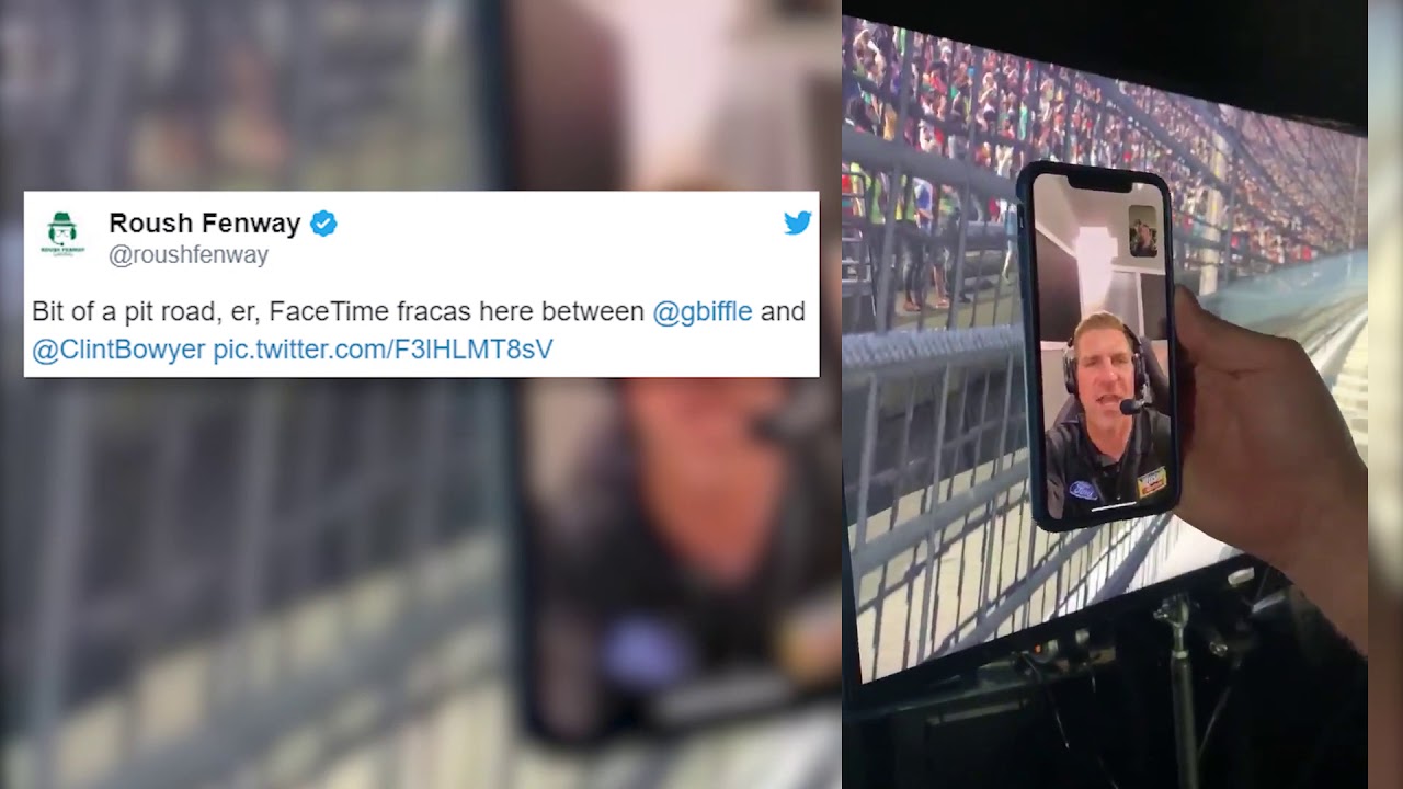 Greg Biffle, Clint Bowyer FaceTime After iRacing Crash