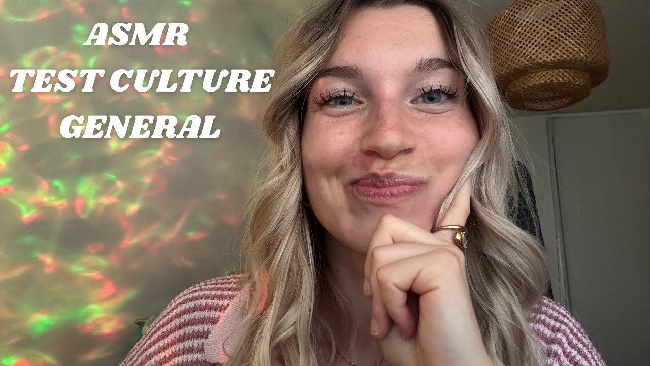 ASMR - JE FAIS UN TEST DE CULTURE GENERALE