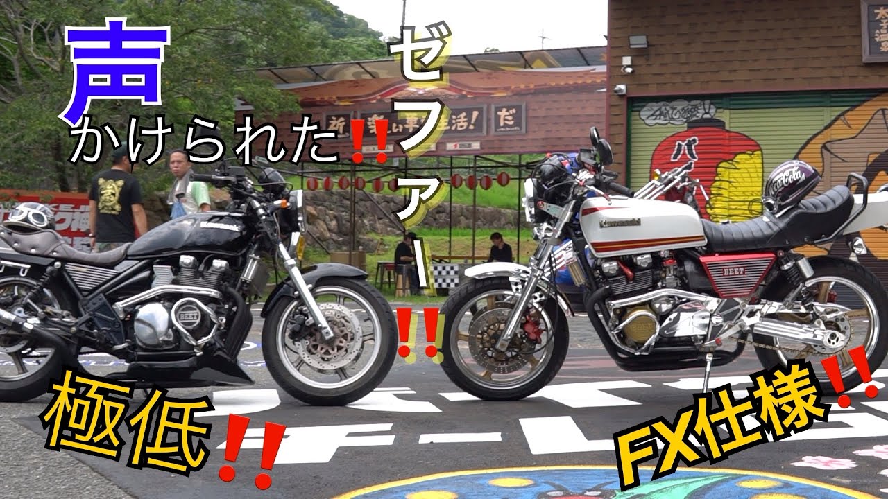 声かけられた‼️すげぇ粋なゼファー‼️独特な雰囲気のゼファー2台‼️紹介動画‼️