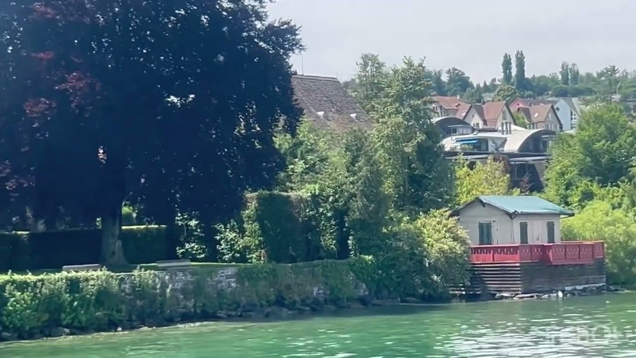 جولة نهرية في زيورخ 😍Zurich boat tour