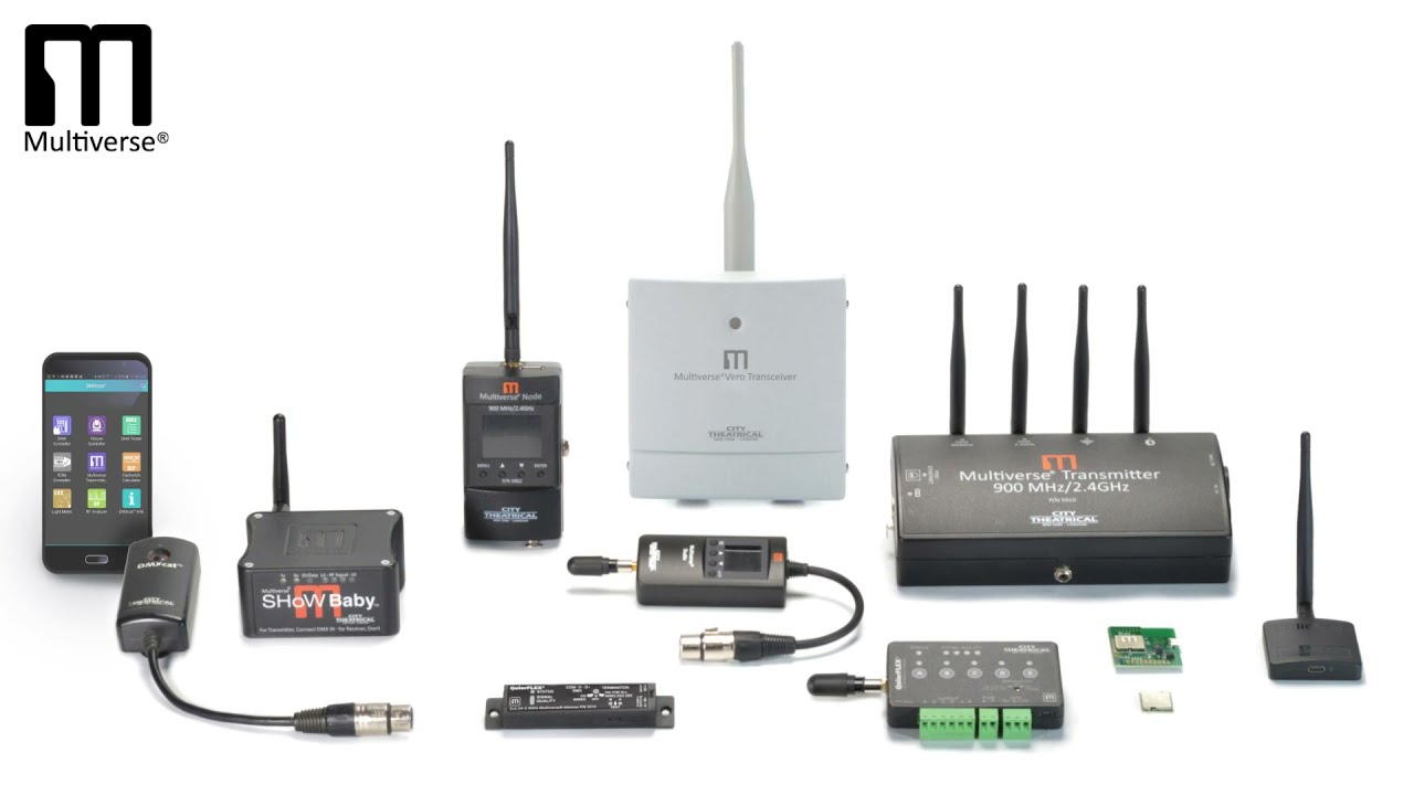 #Multiverse #wirelessDMX/RDM: Past, Present, and Future