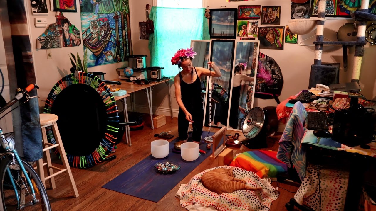 Happy Birthday Pepe (orange cat) on our Solar eclipse celebration -sound vibrations-2-17-2026