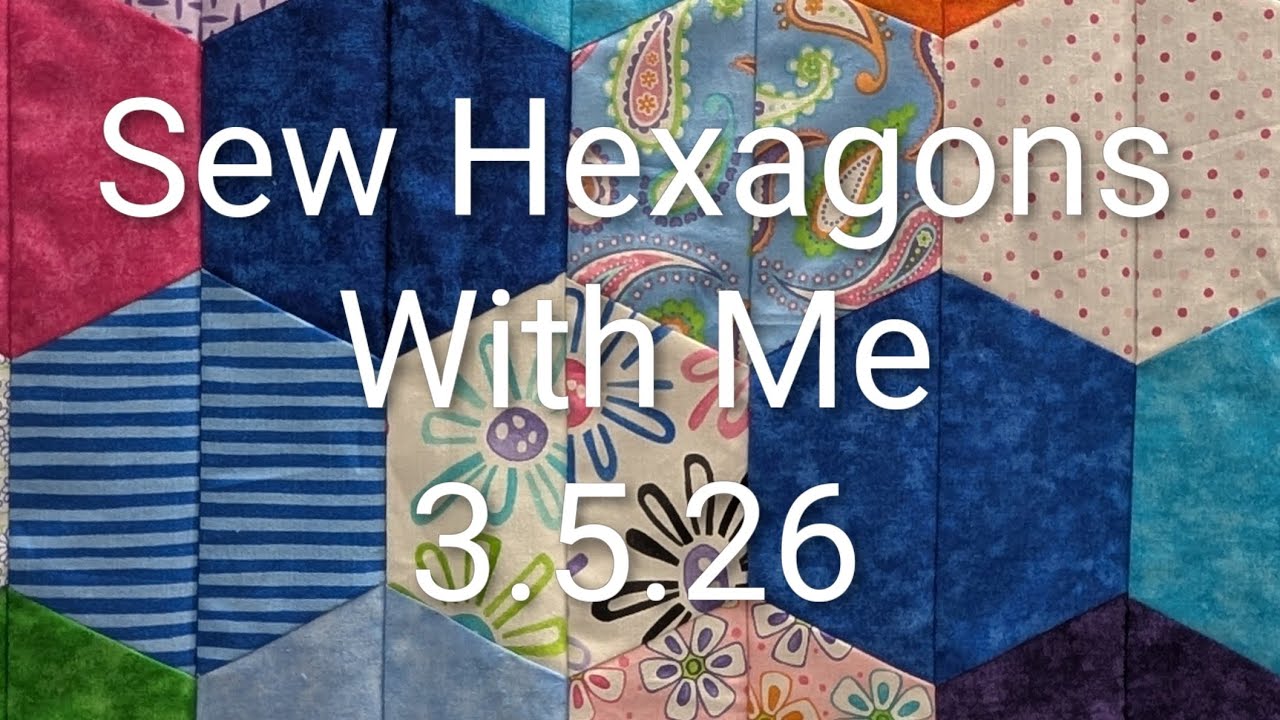 Sew Hexagons With Me, 3.5.26