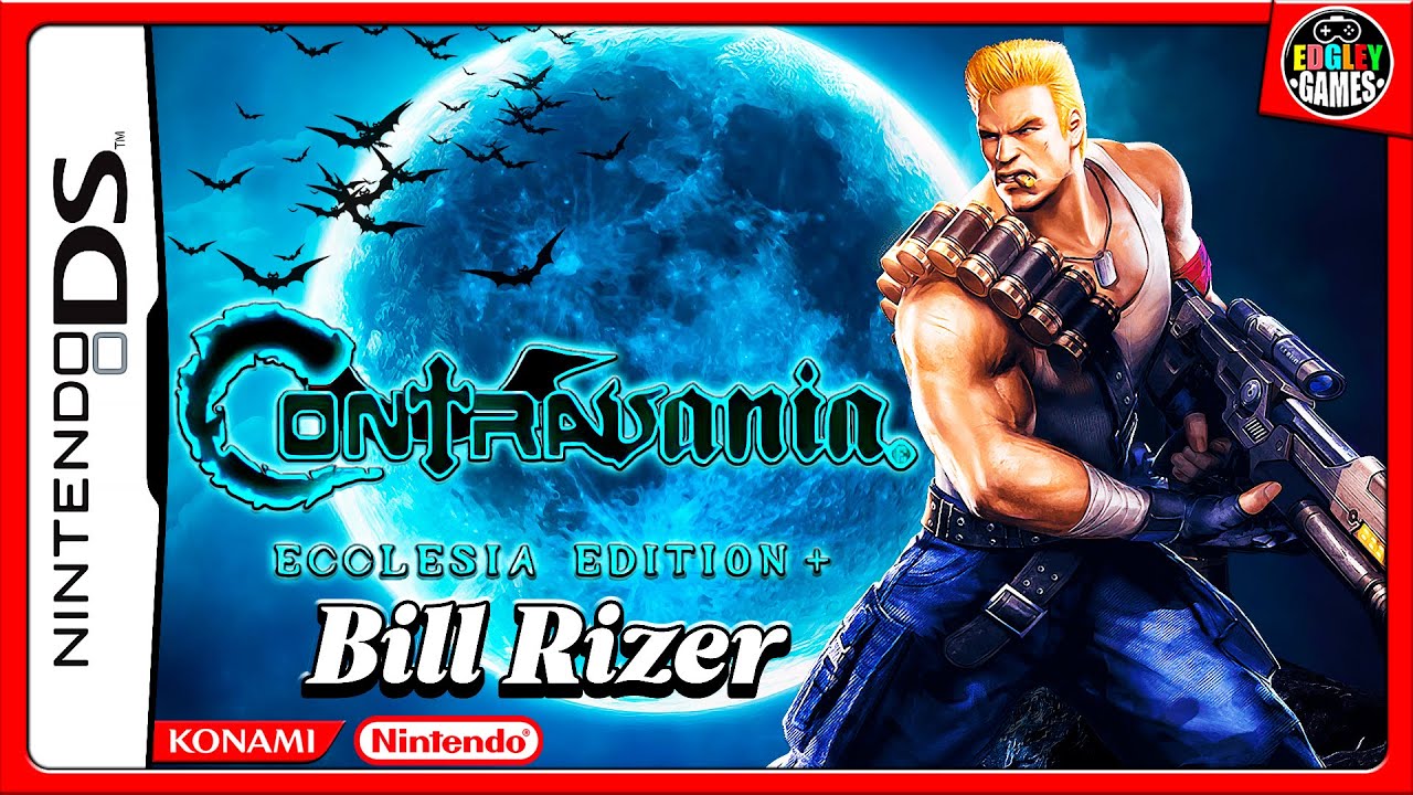 Contravania - Ecclesia Edition + v1.2.0 - Playing with Bill Rizer (NDS) Let's Play!
