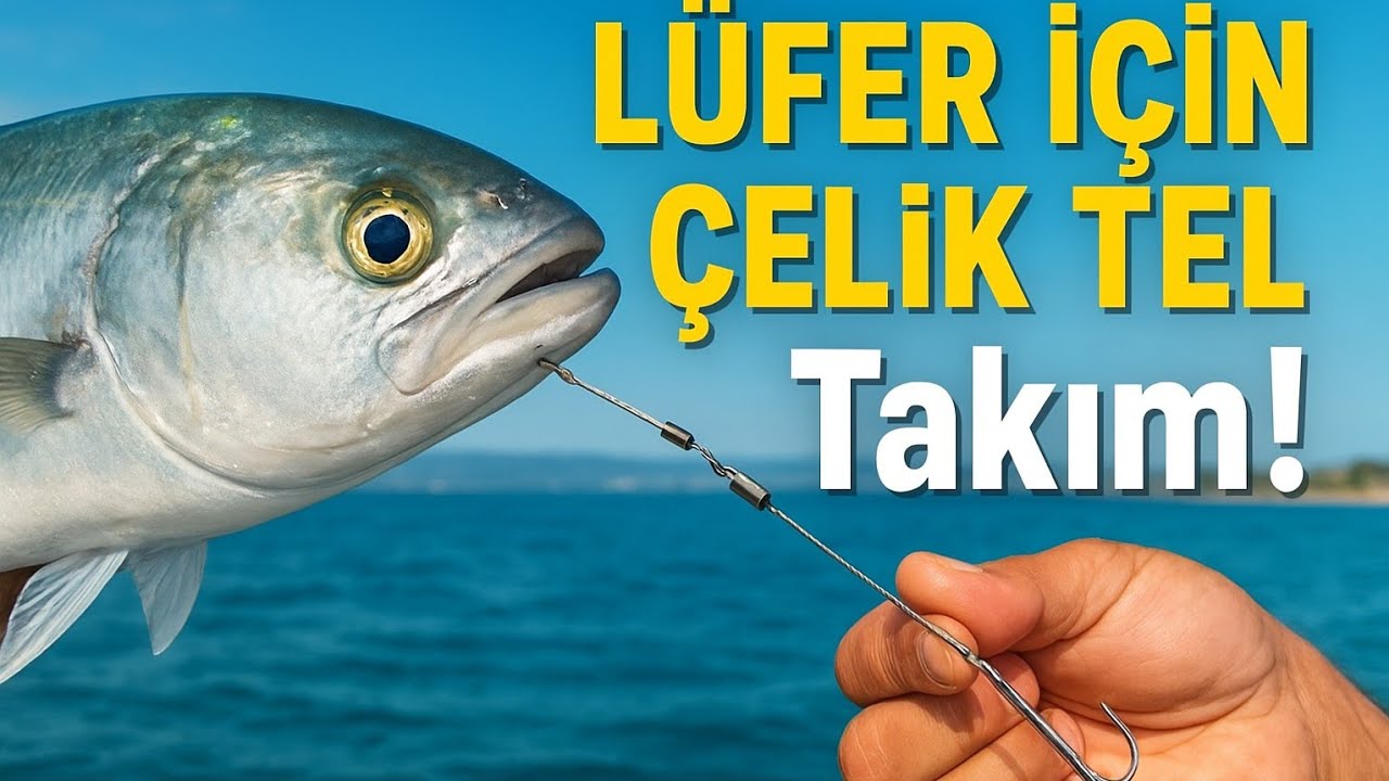 ÇELİK TELLİ  LÜFER -KOFANA TAKIMI NASIL YAPILIR. #balıkavı #lüfer #fish #surfcasting #balikavi
