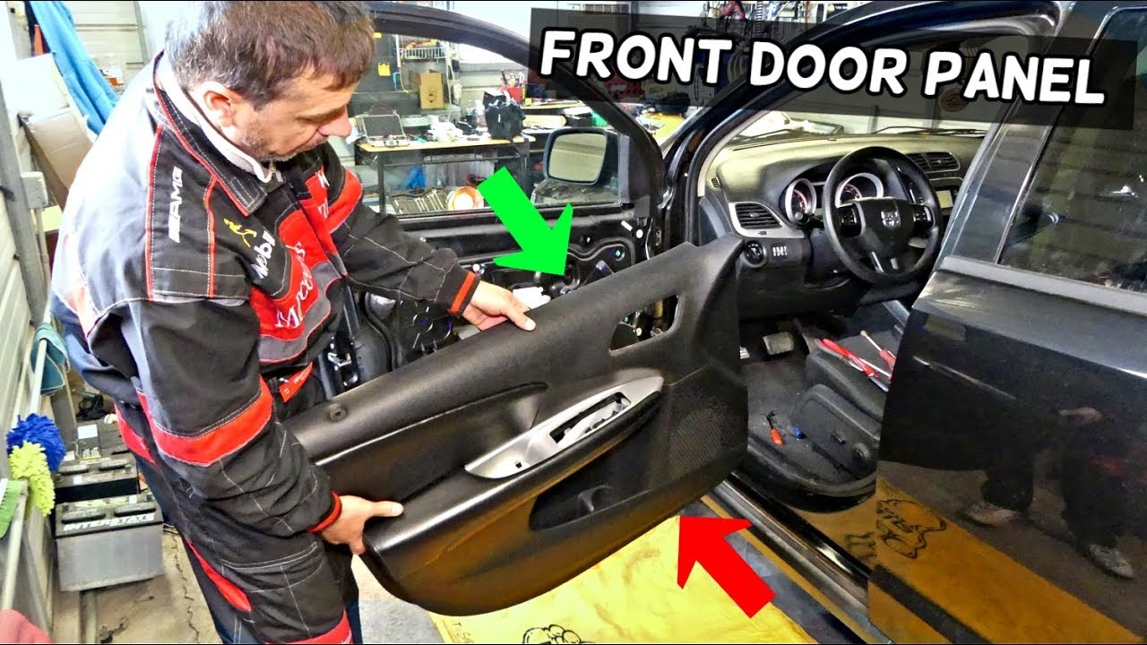 DODGE JOURNEY FRONT DOOR PANEL REMOVAL. FIAT FREEMONT FRONT DOOR PANEL