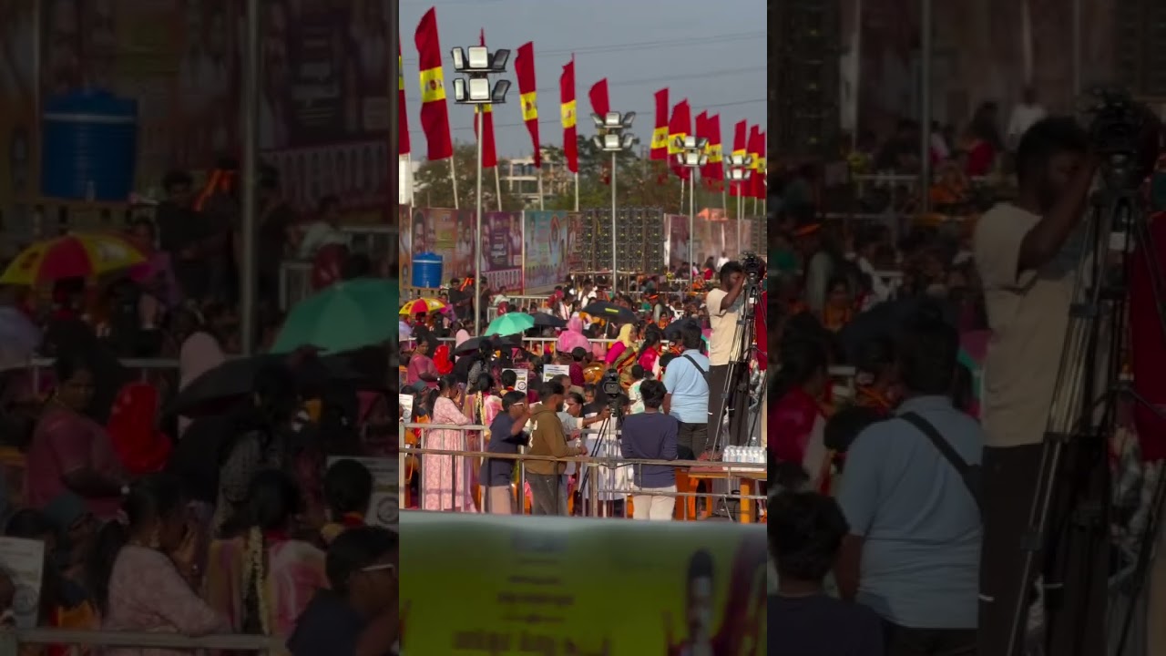 Tvk Crowd #tvk #news #vigneshk #tvkfortn #coimbatore #whistle #kinathukadavu #pollachi #meeting