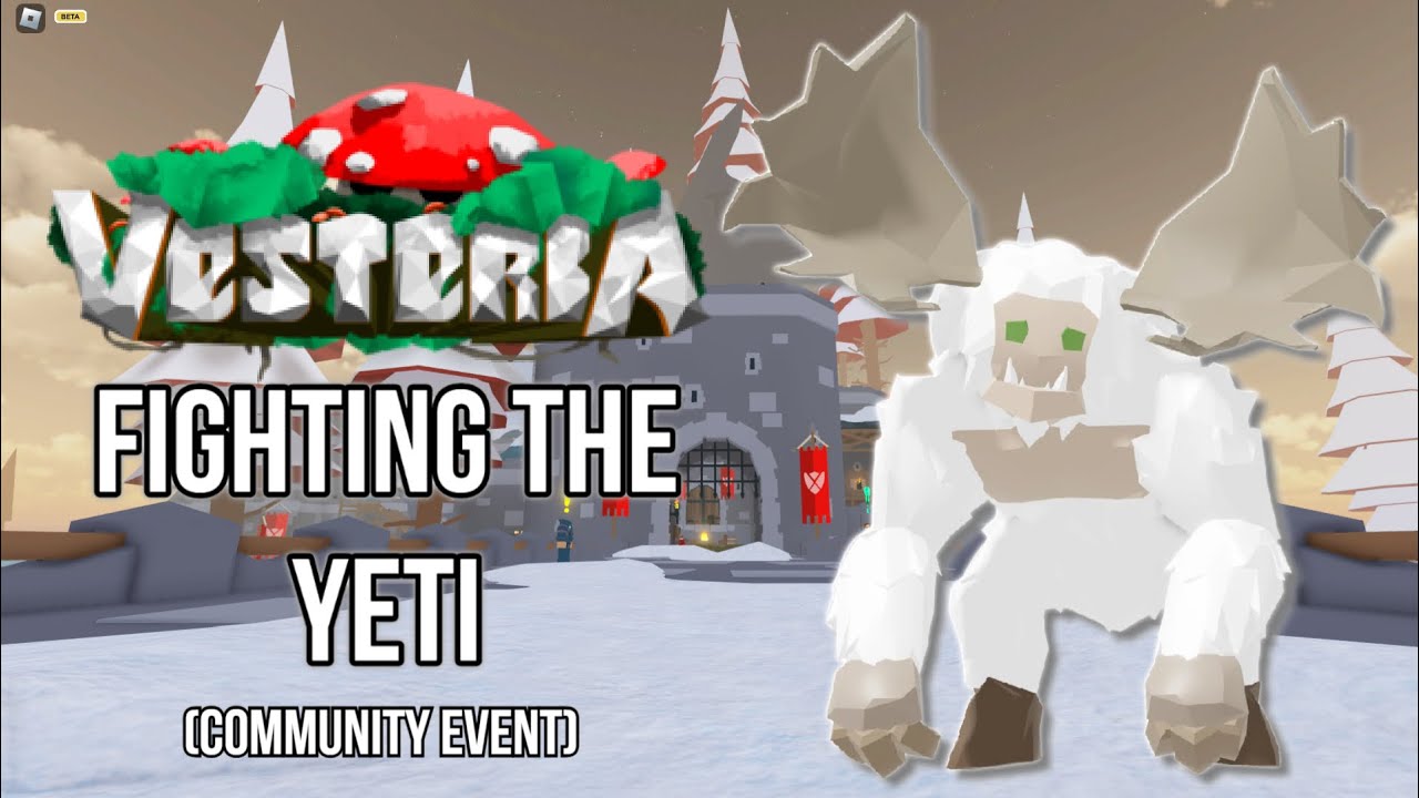 Fighting a COLOSSAL YETI!! | ROBLOX - Vesteria