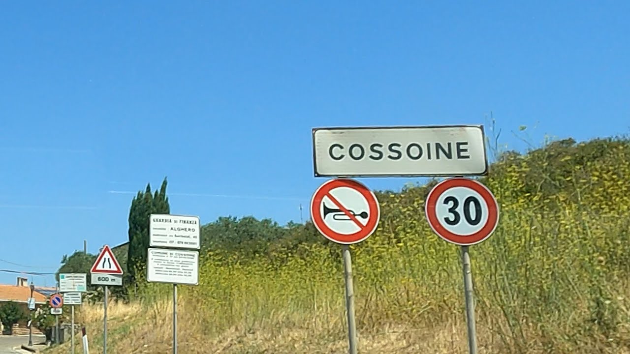 Cossoine (SS) in auto - 1X speed 🚙🇮🇹