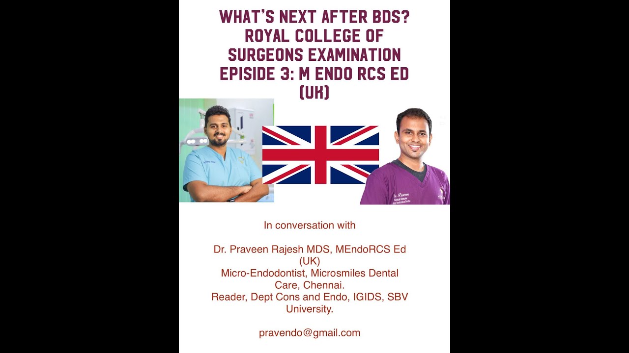 WHAT'S NEXT AFTER BDS | M ENDO RCS | Dr. Vinay Sundar | Dr. Praveen Rajesh | Episode - 3