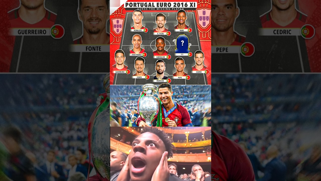 Portugal EURO'S 2016 Final XI - Guess The Missing Player🤔 🙄🧐