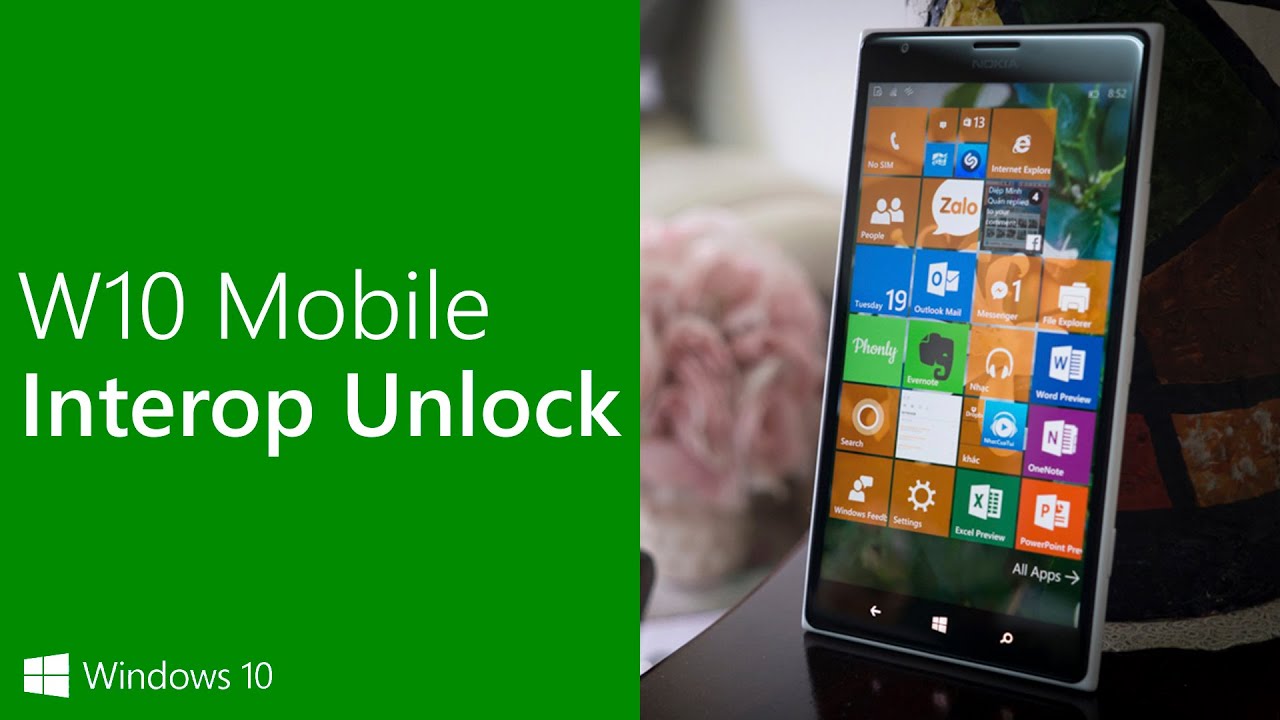 Как сделать Interop Unlock на Windows 10 Mobile (последняя сборка)