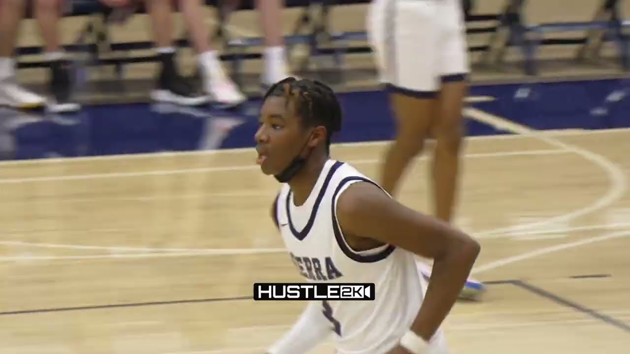 Bryce James Getting Bouncy🐇🚀✈️!!!  First Dunk In Game..