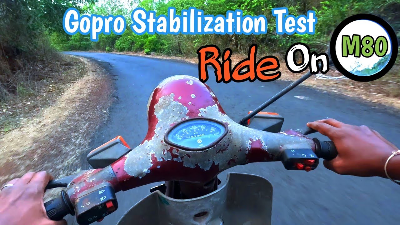 Riding The M80 in Konkan With Gopro Stabilization Test - A Smooth Adventure