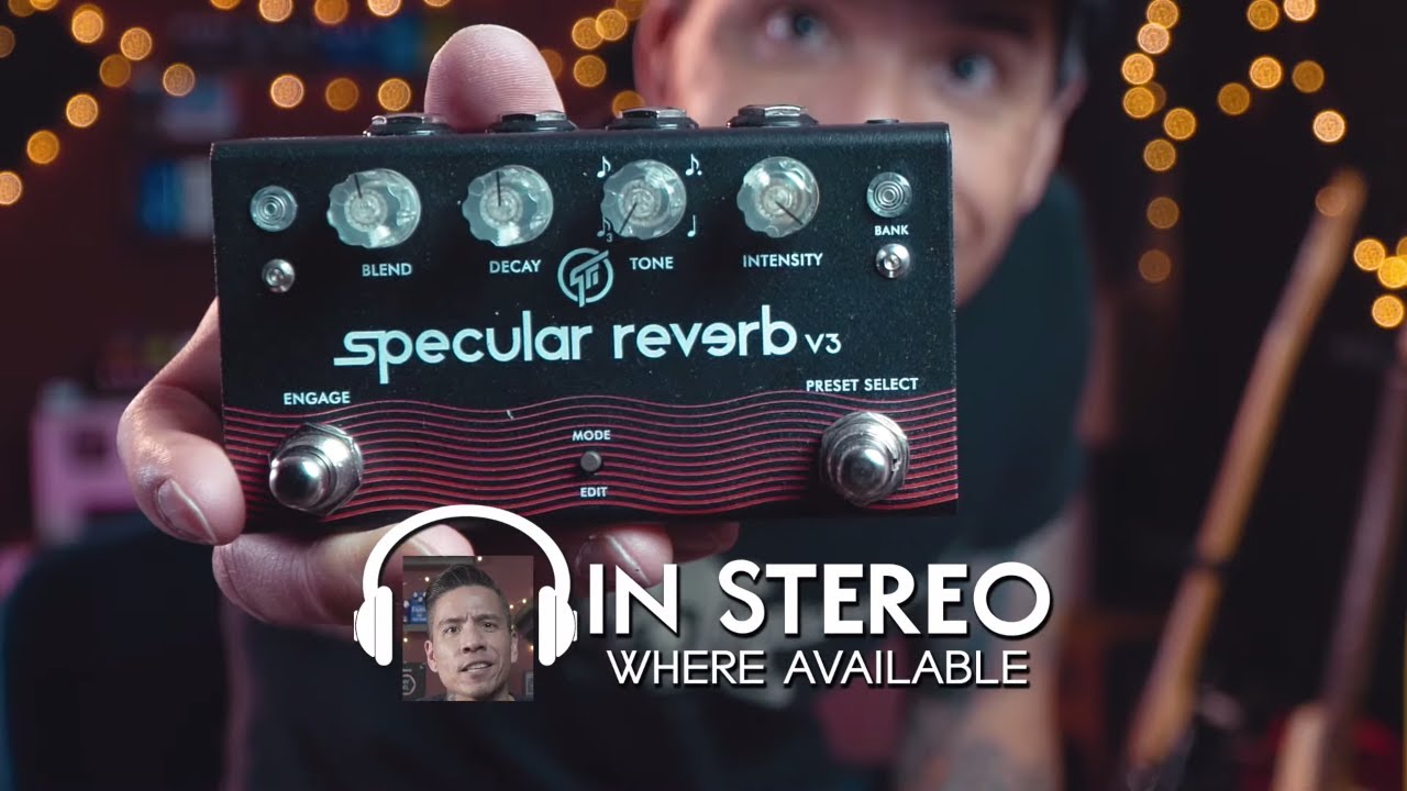 GFI System Specular Reverb v3 (Listen With Headphones) | pedal demo by RJ Ronquillo