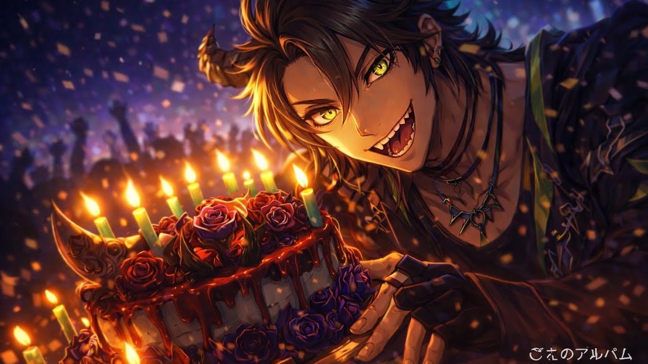 魔界のケーキで祝ってくれ｜「無敵☆本気だサバイバー！」オール100コード【歌詞付き／フル音源】こえのアルバム【荒咬オウガ 生誕祭記念ソング】