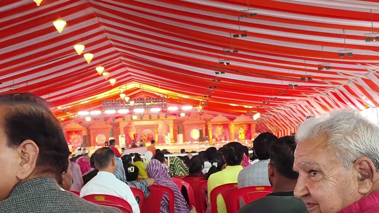 डबरा नवग्रह मंदिर राम कथा का तीसरा दिन विश्वास कुमार द्वार डबरा नवग्रह मंदिर