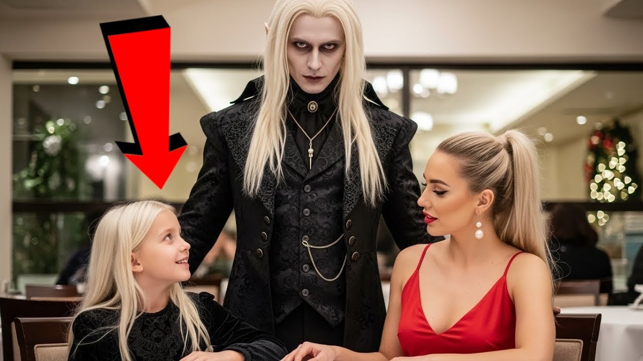 She was rejected on Her Christmas blind date until a little Vampire girl walked over acted as a date