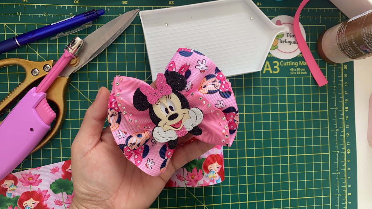 Holaaa Muñecas! Hagamos un moño 🎀 con listón popotillo 5 cm