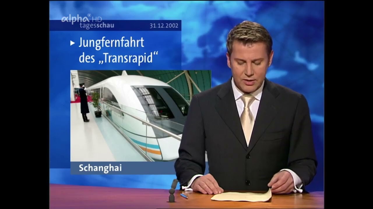 Transrapid ,  Deutsche Ingenieurskunst, unfähige Politiker, China lacht,  Tageschau,