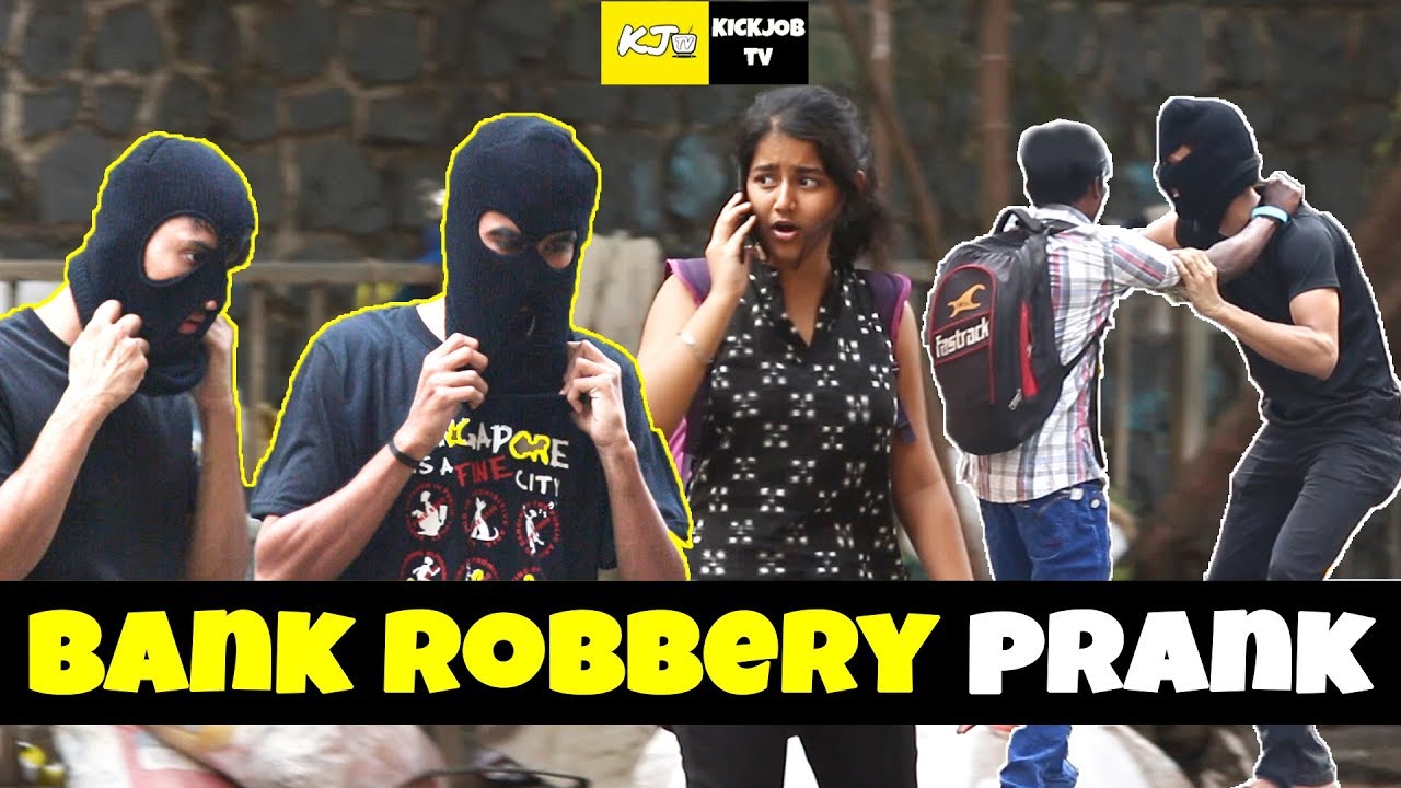 Bank Robbery Prank in India || watch till end ||