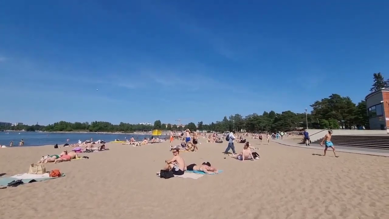 Sunday Afternoon Beach Walk, Finland Hietsu Helsinki
