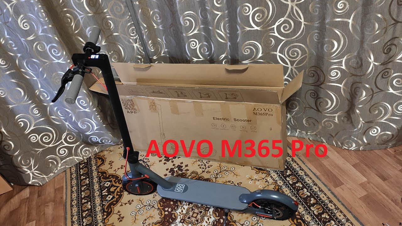 Электросамокат AOVO M365 Pro. Распаковка посылки.