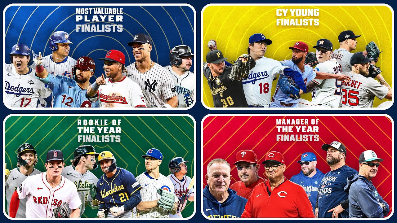 2025 BBWAA AWARDS finalists announced! 📢 (MVP, Cy Young, Rookie of the Year)