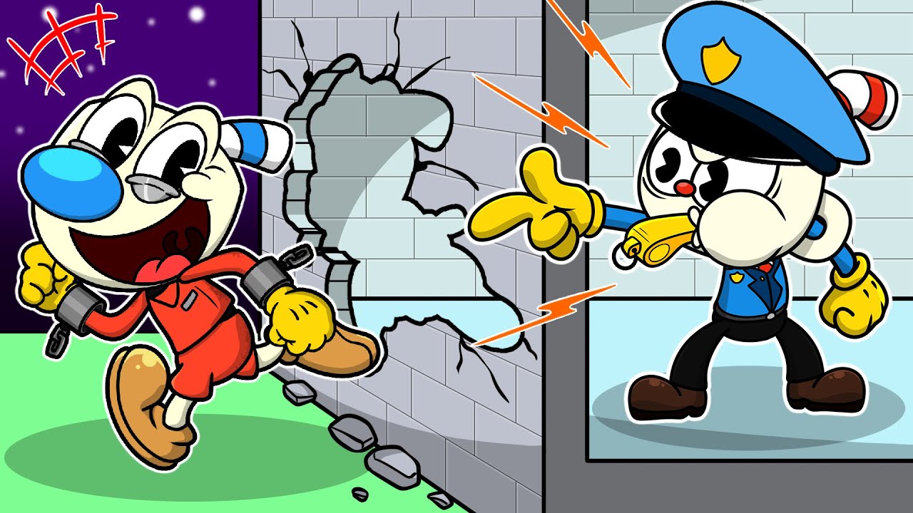Mugman Escaped From Prison | Cuphead DLC Animation
