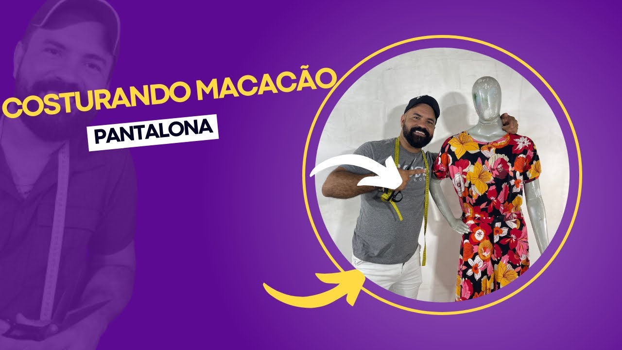 COSTURANDO MACACÃO PANTALONA 🧵✂️#livedehoje #costuracriativa #dicasdecostura