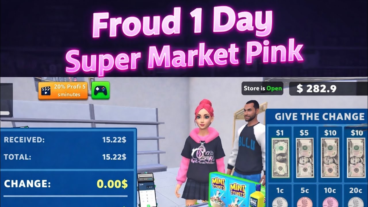 Supermarket shoping froud 1Day 